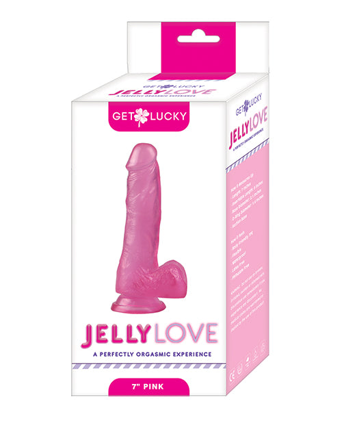 Voodoo Get Lucky 7" Jelly Series Jelly Love - Pink - LUST Depot