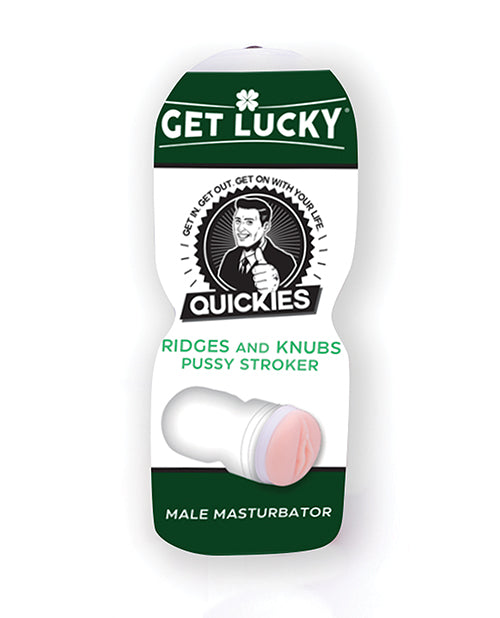 Get Lucky Quickies Ridges & Knubs Pussy Stroker - LUST Depot