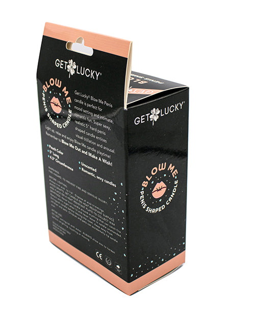 Get Lucky 5" Blow Me Penis Candle - Peach - LUST Depot