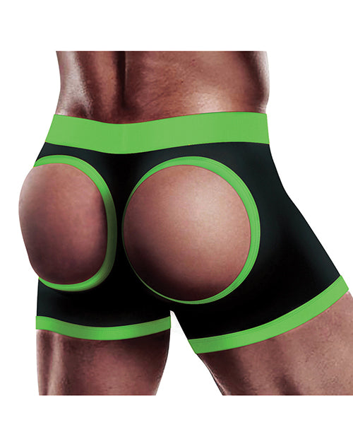 Get Lucky Strap On Boxers - Xl-xxl Black/green - LUST Depot