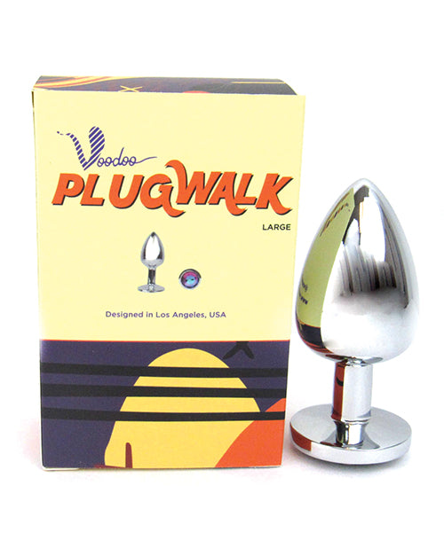 Voodoo Walk Large Metal Plug - Silver - LUST Depot