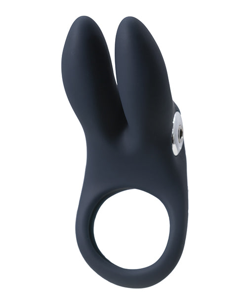 Vedo Sexy Bunny Rechargeable Ring - Just Black - LUST Depot