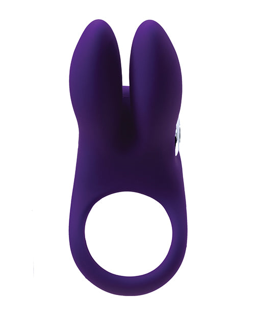 Vedo Sexy Bunny Rechargeable Ring - Deep Purple - LUST Depot