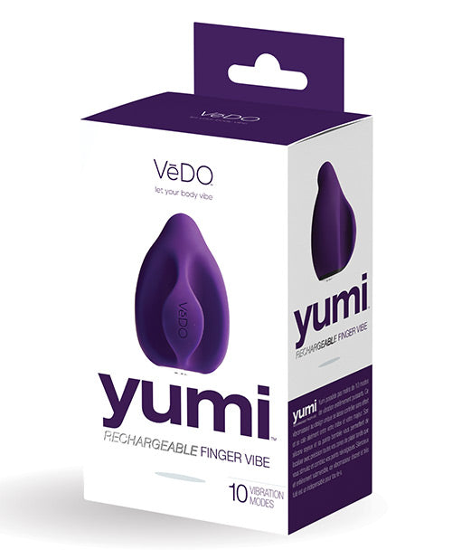 Vedo Yumi Finger Vibe - Deep Purple - LUST Depot