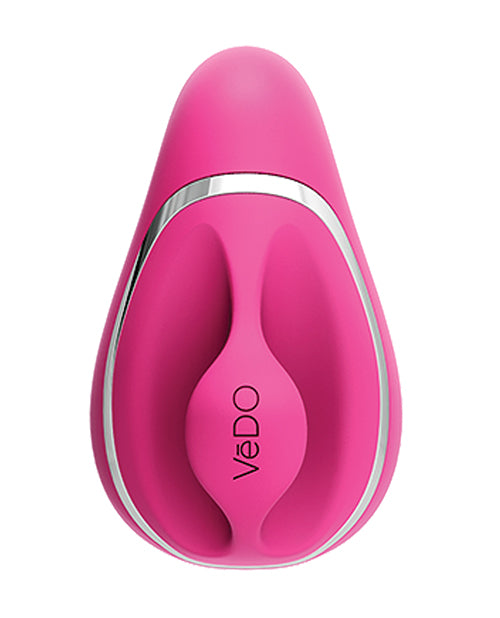 Vedo Suki Rechargeable Vibrating Sucker - Foxy Pink - LUST Depot