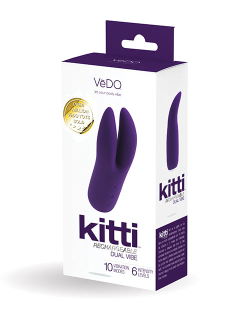 Vedo Kitti Rechargeable Dual Vibe - Deep Purple - LUST Depot