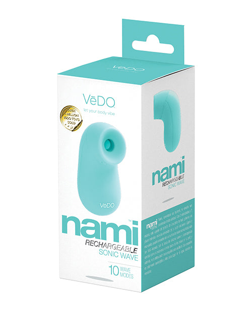 Vedo Nami Rechargeable Sonic Vibe - Tease Me Turquoise - LUST Depot