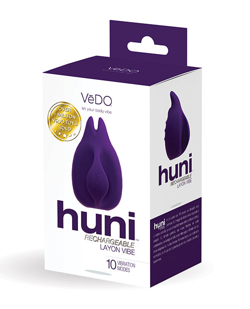 Vedo Huni Rechargeable Finger Vibe - Deep Purple - LUST Depot