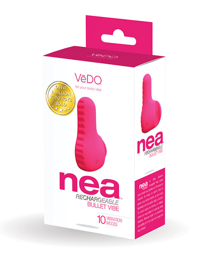 Vedo Nea Rechargeable Finger Vibe - Foxy Pink - LUST Depot