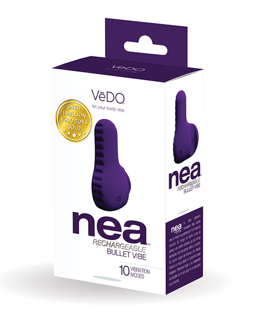 Vedo Nea Rechargeable Finger Vibe - Deep Purple - LUST Depot