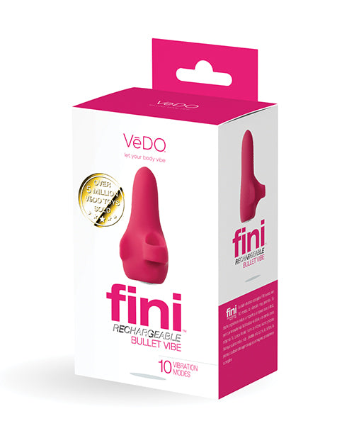 Vedo Fini Rechargeable Bullet Vibe - Pink - LUST Depot