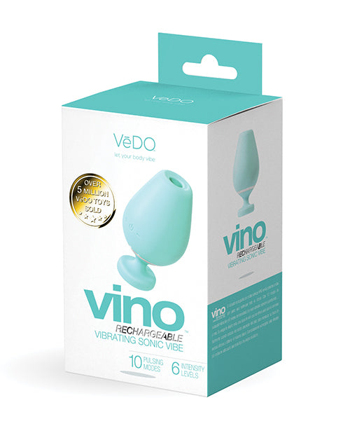 Vedo Vino Rechargeable Sonic Vibe - Turquoise - LUST Depot