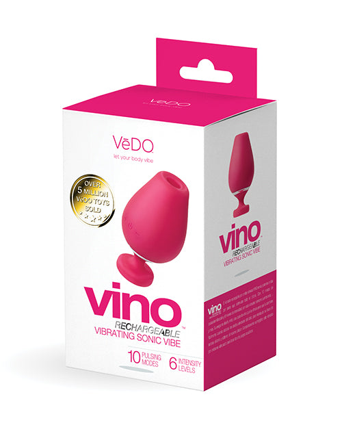 Vedo Vino Rechargeable Sonic Vibe - Pink - LUST Depot