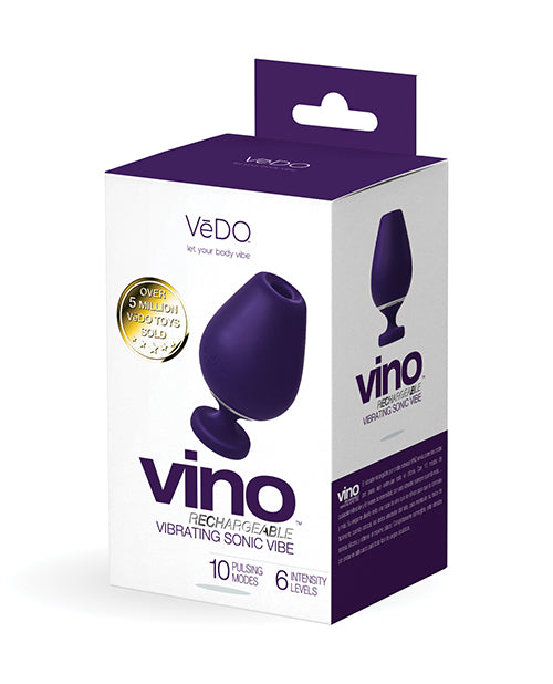 Vedo Vino Rechargeable Sonic Vibe - Purple - LUST Depot