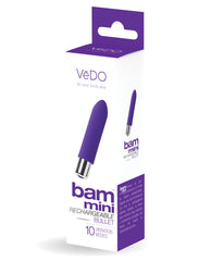 Vedo Bam Mini Rechargeable Bullet Vibe - Into You Indigo