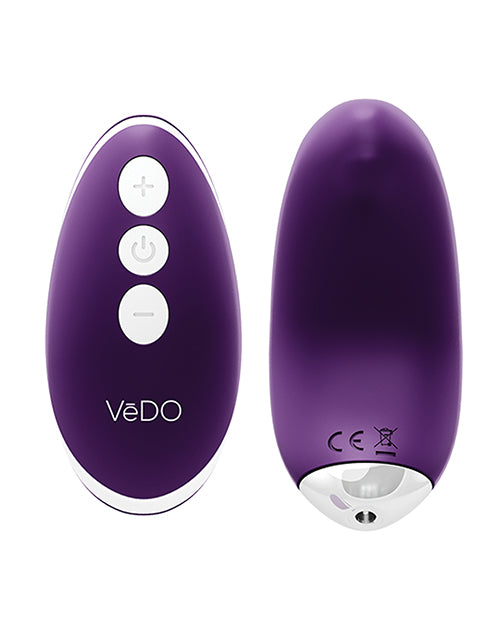 Vedo Niki Rechargeable Panty Vibe - Deep Purple - LUST Depot