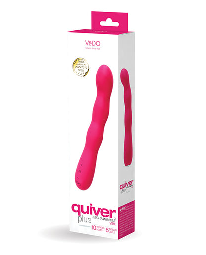 Vedo Quiver Plus Rechargeable Vibe - Foxy Pink - LUST Depot