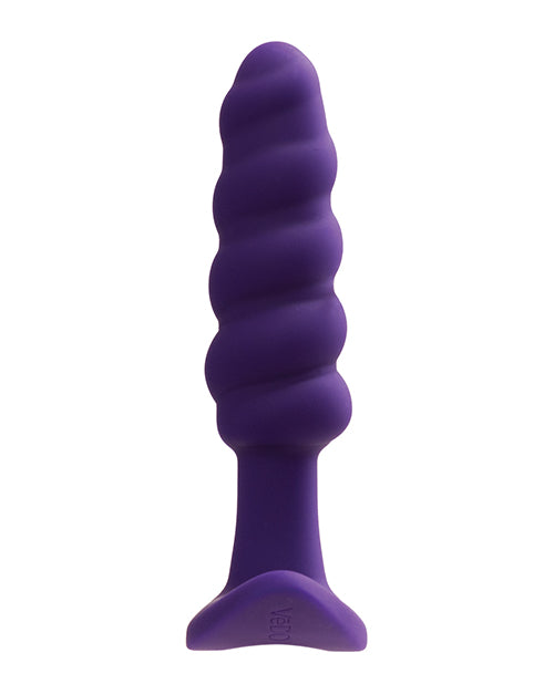 Vedo Twist Rechargeable Anal Plug - Purple - LUST Depot