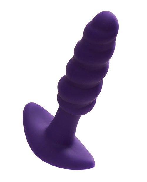 Vedo Twist Rechargeable Anal Plug - Purple - LUST Depot