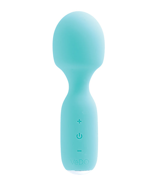 Vedo Wini Rechargeable Mini Wand - Tease Me Turquoise - LUST Depot