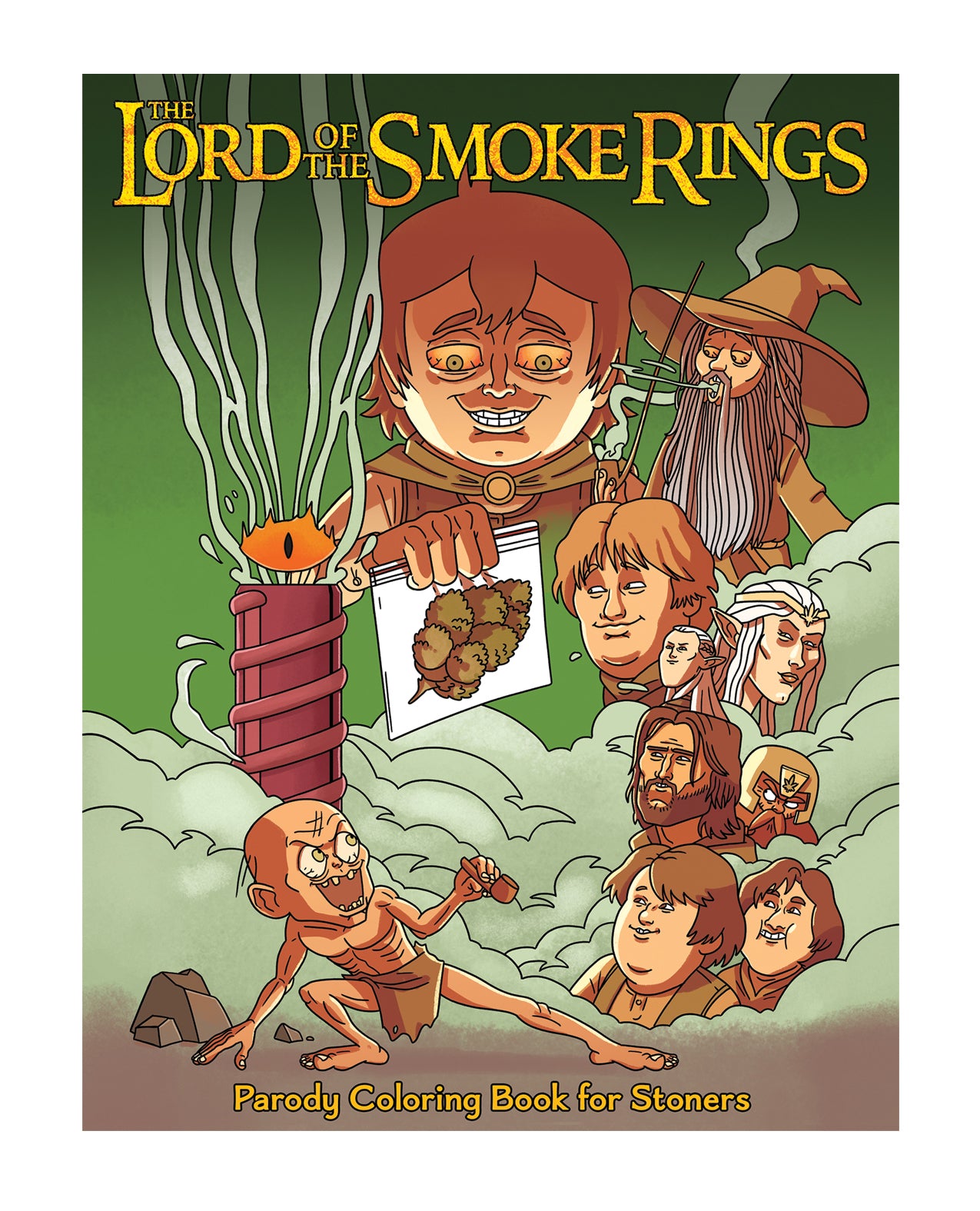 Wood Rocket The Lord Of The Smoke Rings Coloring Book - LUST Depot