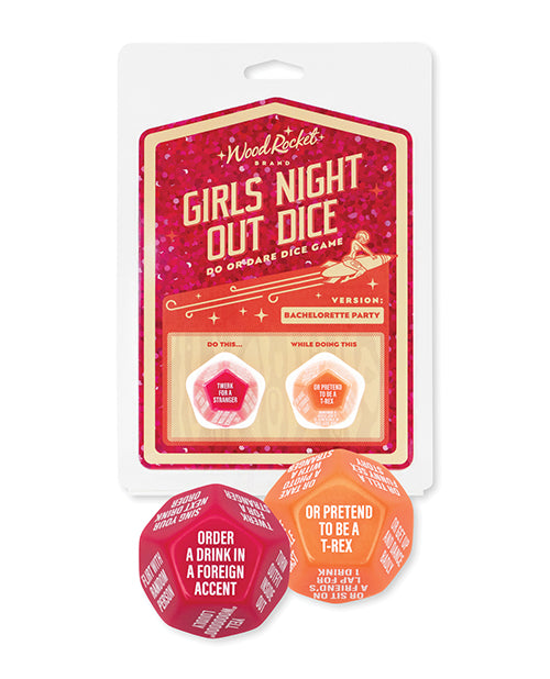 Wood Rocket Girls Night Out Do or Dare Dice Game - Red - LUST Depot