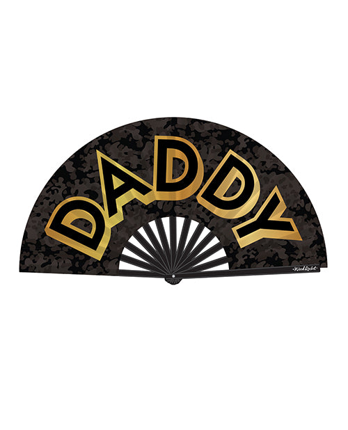 Wood Rocket Daddy Fan - Black/gold - LUST Depot