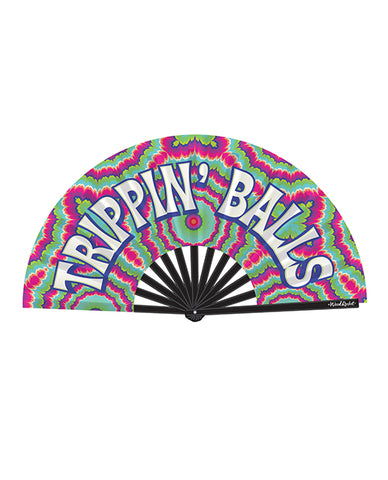 Wood Rocket Trippin' Balls Fan - Multi-color