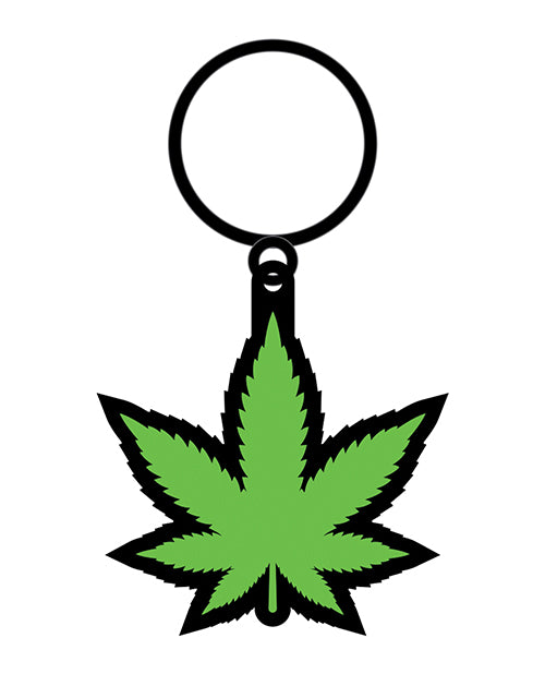 Wood Rocket Pot Leaf Keychain - Green - LUST Depot