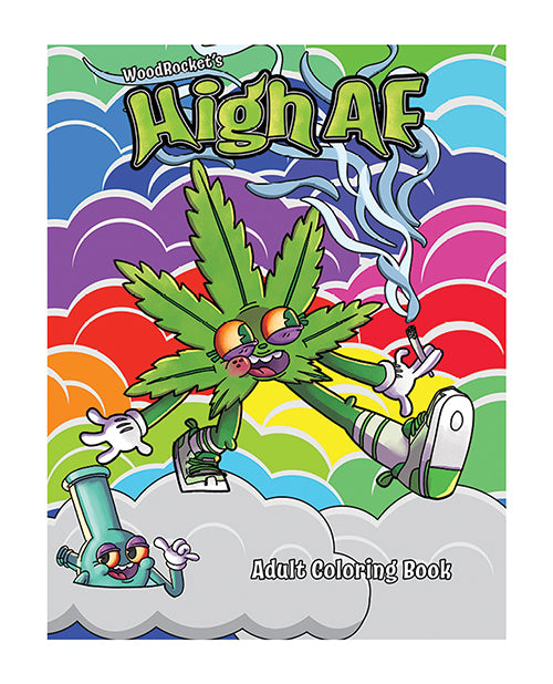 Wood Rocket High Af Coloring Book - LUST Depot