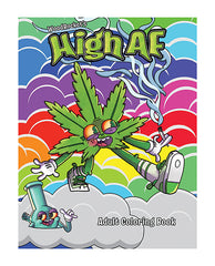 Wood Rocket High Af Coloring Book