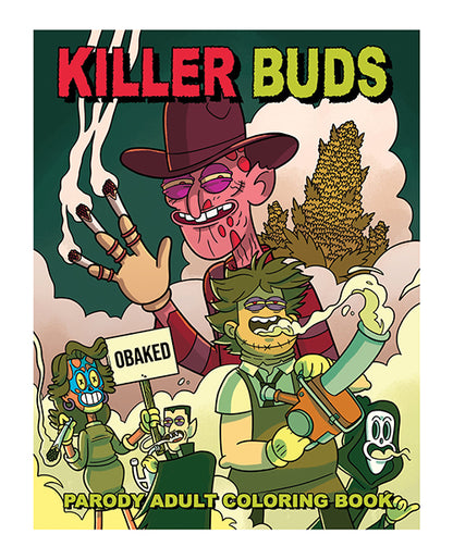 Wood Rocket Killer Buds Adult Coloring Book - LUST Depot