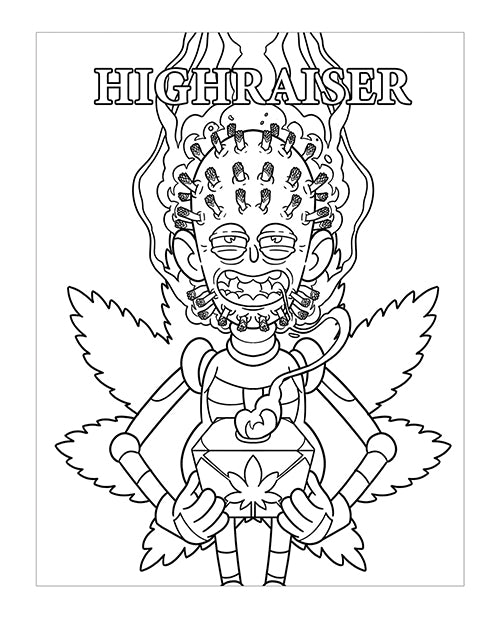 Wood Rocket Killer Buds Adult Coloring Book - LUST Depot