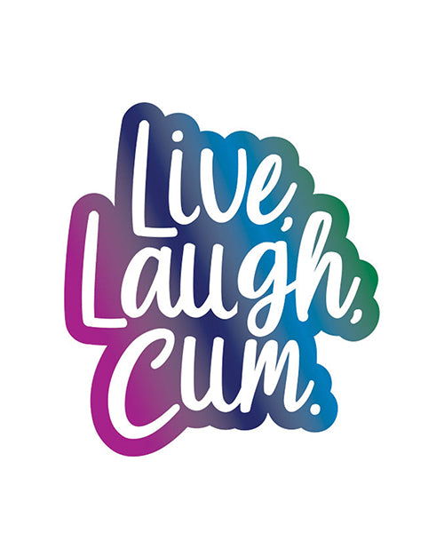 Wood Rocket Live Laugh Cum Large Pin - Multi Color - LUST Depot