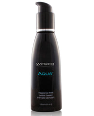 Wicked Sensual Care Aqua Waterbased Lubricant - 4 Oz Fragrance Free