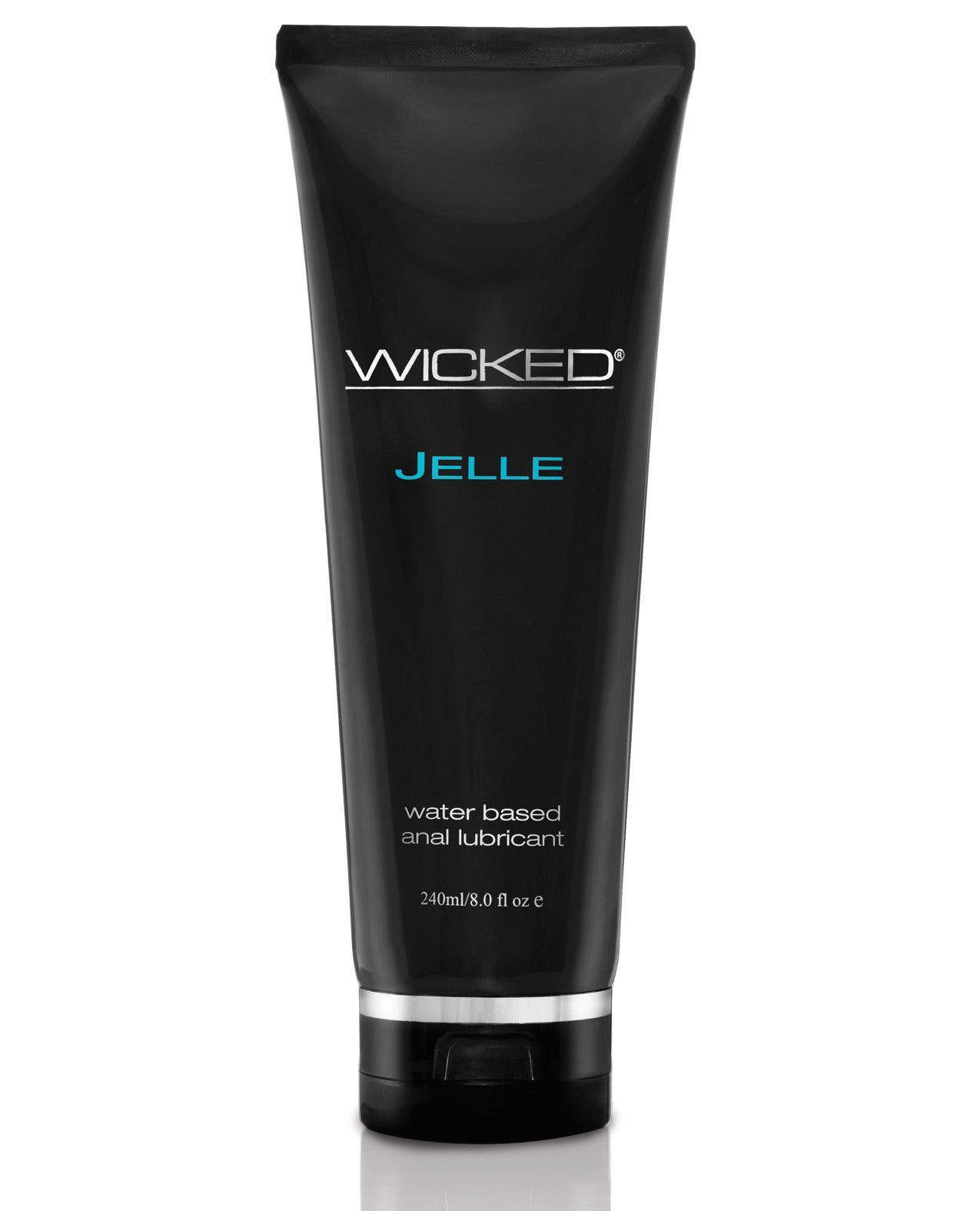 Wicked Sensual Care Jelle Waterbased Anal Lubricant - 8 Oz Fragrance Free - LUST Depot