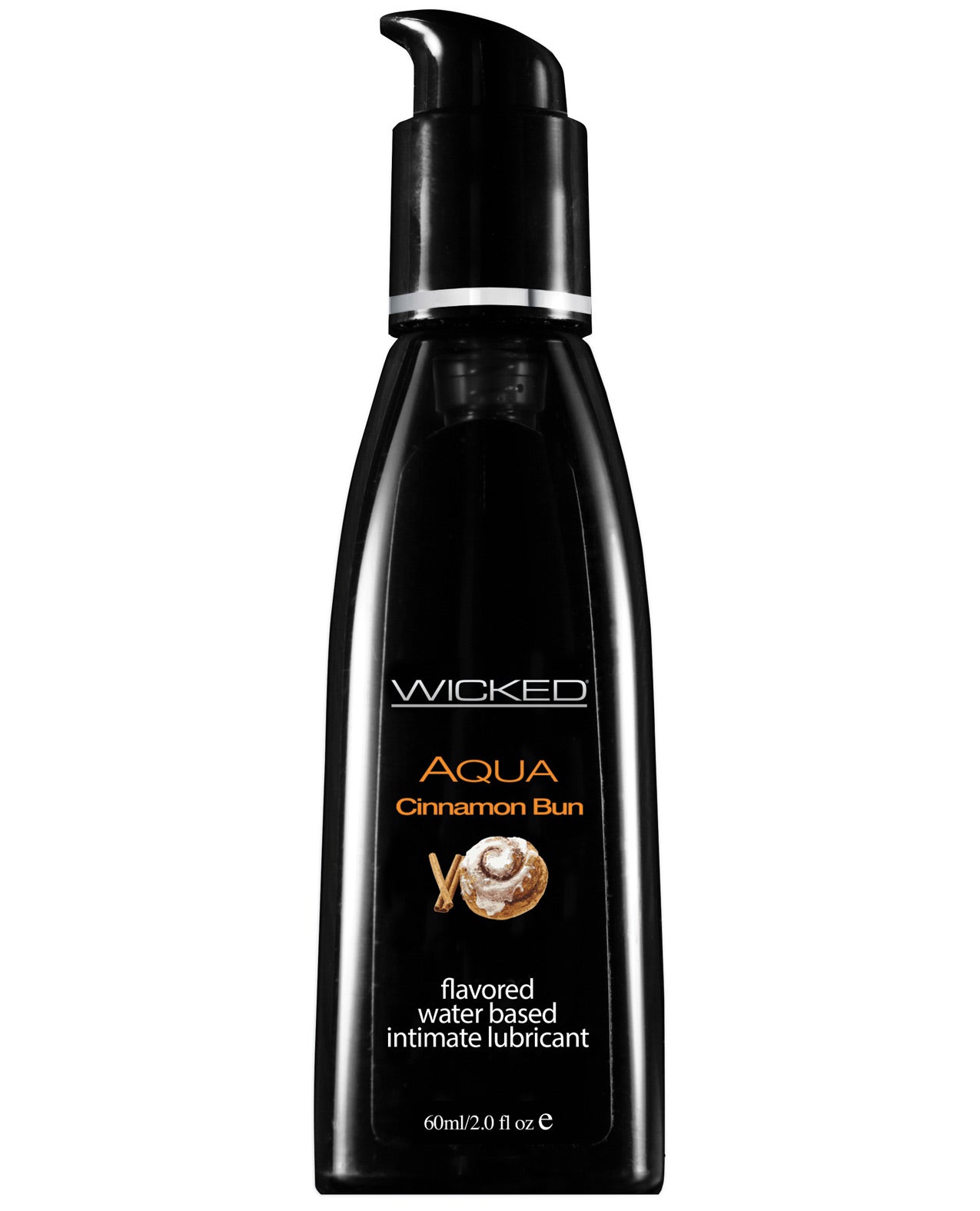 Wicked Sensual Care Aqua Waterbased Lubricant - 2 Oz Cinnamon Bun - LUST Depot