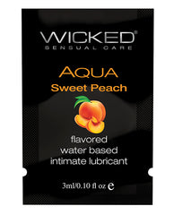 Wicked Sensual Care Water Based Lubricant - .1 Oz Sweet Peach