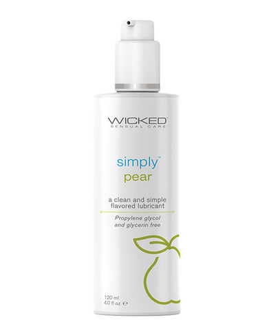 Wicked Sensual Care Simply Water Based Lubricant - 4 Oz Pear