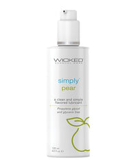 Wicked Sensual Care Simply Water Based Lubricant - 4 Oz Pear