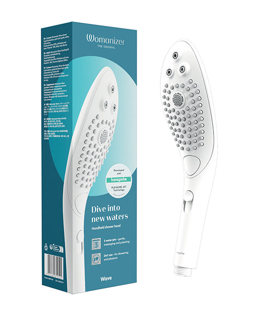 Womanizer Wave Shower Head - White - LUST Depot