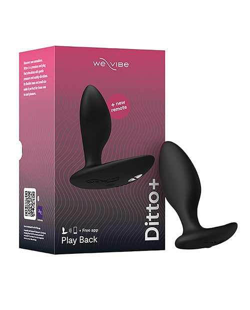 We-vibe Ditto+ - Satin Black - LUST Depot