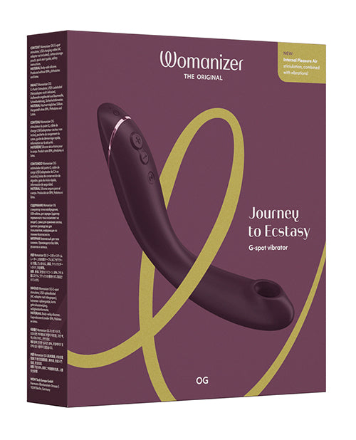 Womanizer Og Long-handle - Aubergine - LUST Depot