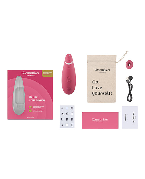 Womanizer Premium 2 - Raspberry - LUST Depot