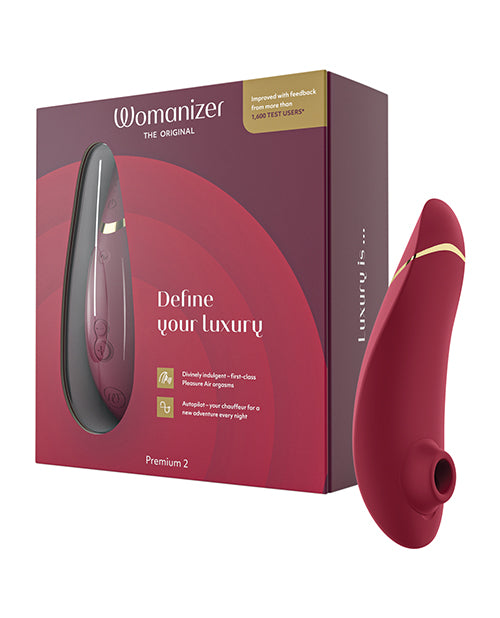 Womanizer Premium 2 - Bordeaux - LUST Depot