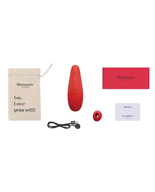 Womanizer Classic 2 Marilyn Monroe Special Edition - Vivid Red - LUST Depot