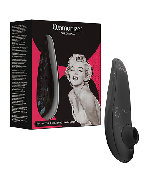 Womanizer Classic 2 Marilyn Monroe Special Edition - Black Marble - LUST Depot