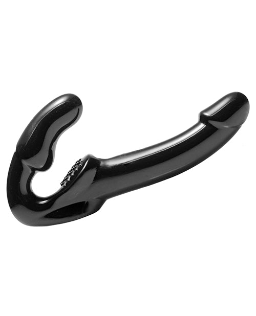 Revolver Strapless Strap On G Spot Dildo - Black - LUST Depot