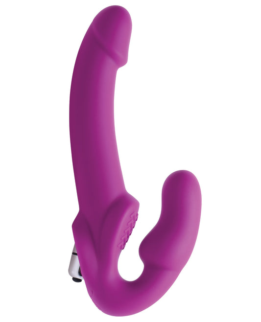 Strap U Vibrating Strapless Silicone Strap On Dildo - LUST Depot