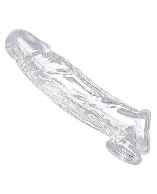 Size Matters Realistic Penis Enhancer And Ball Stretcher - Clear - LUST Depot